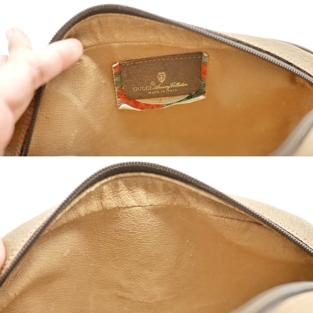 🍓GUCCI PVC Sherryline Clutch - Picture 8 of 12